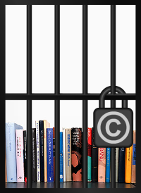 Books in a jail cell.