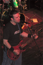C. Michael Pilato playing the guitar