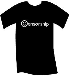 QuestionCopyright.org (c)ensorship shirt (women's)