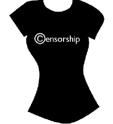 QuestionCopyright.org (c)ensorship shirt (men's)